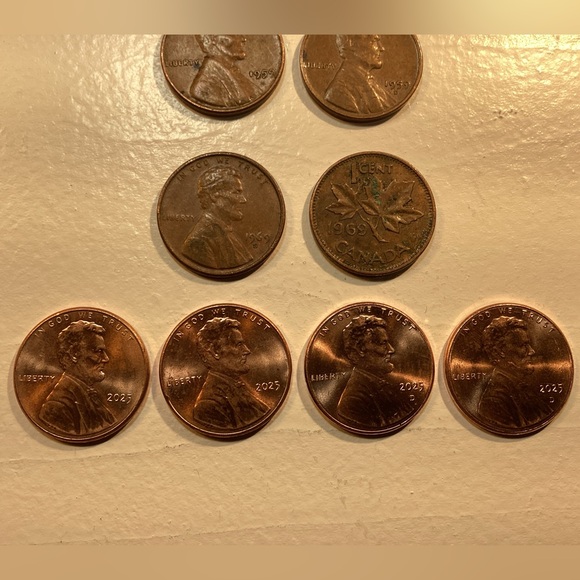 🟤 Vintage 1960s Penny Hunt Coin Collection for kids - Copper + Wheat + S Mint - Picture 6 of 13